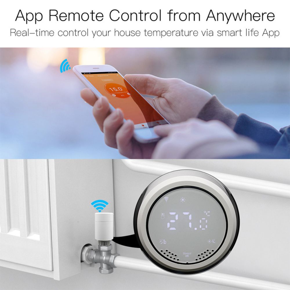 ZigBee 3.0 TRV Thermostatic Valve Radiator Valve Intelligent