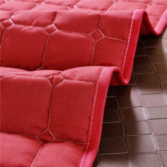 SPA  Table Pad Costmetic Face Bed Mattress Sheet Wine Red