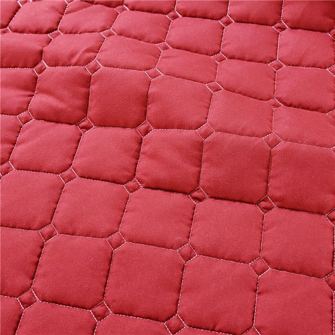 SPA  Table Pad Costmetic Face Bed Mattress Sheet Wine Red