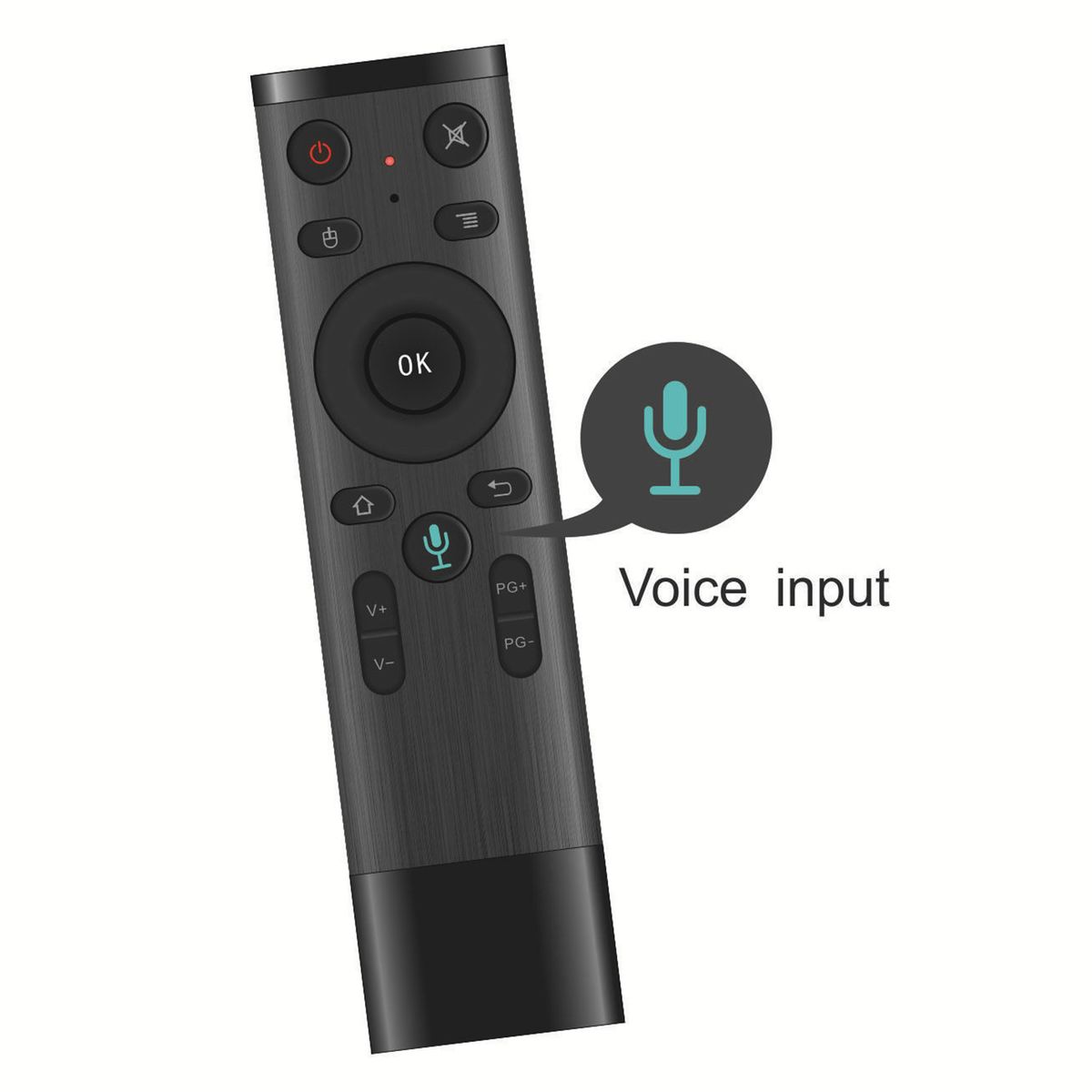 Q5 TV Voice Remote Air Mouse 2.4G Wireless Remote Controller