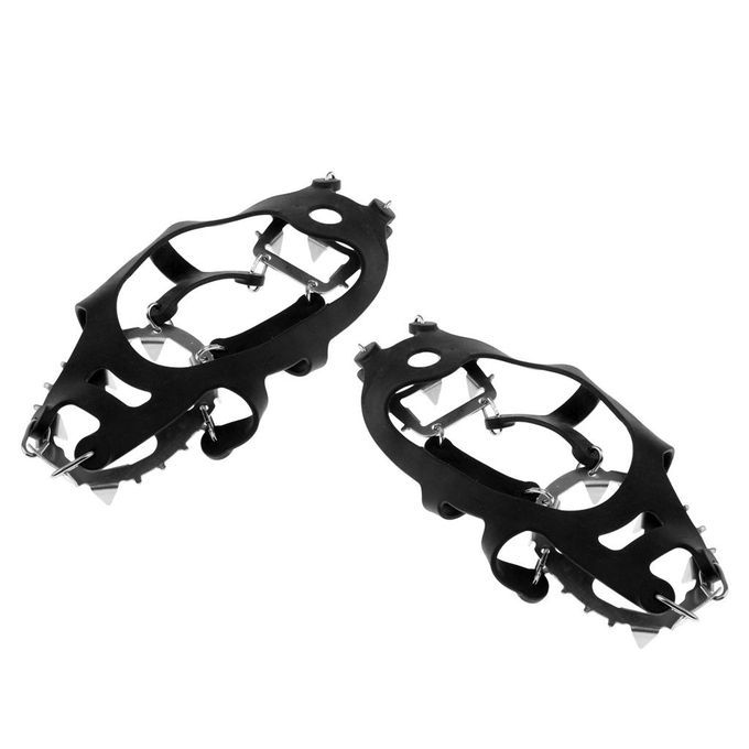 Outdoor   Climbing   Ice   Crampons   Cleats   Grips   Black M