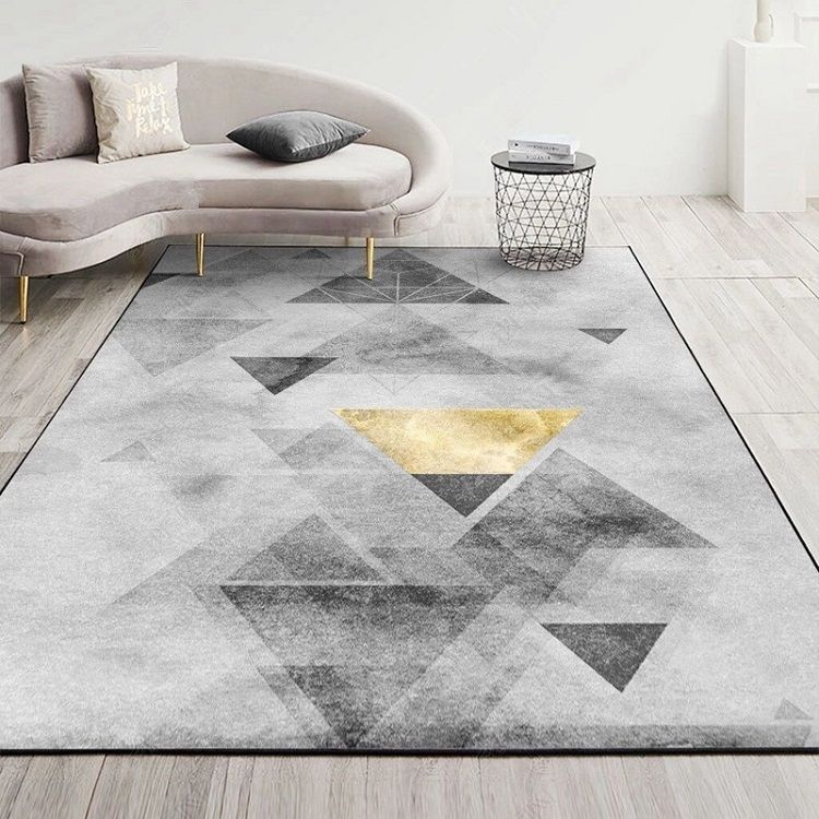 Modern Abstract Geometric Living Room Rug 50x80cm