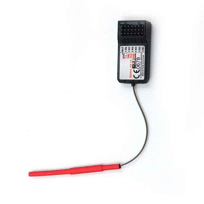 FS-R6B 2.4Ghz 6CH RC Receiver For FlySky-Transparent Grey