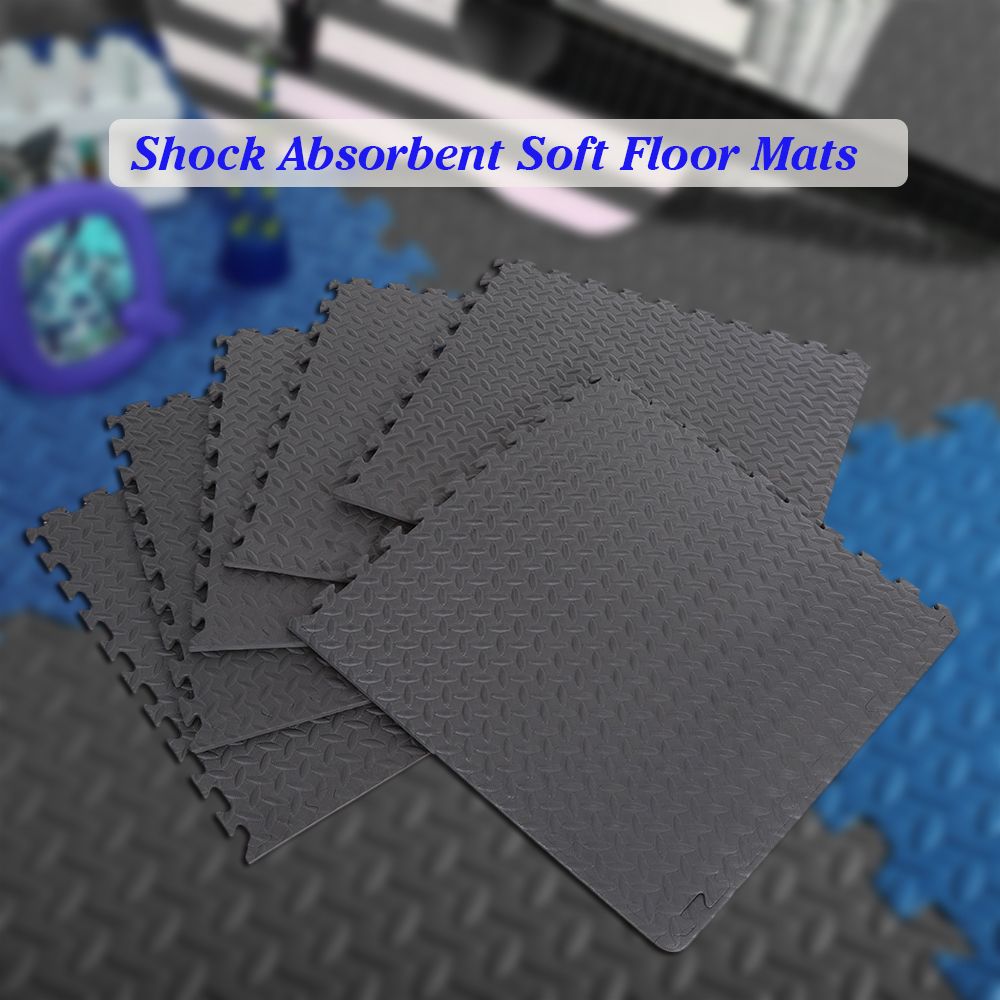 12PCS 30*30cm Protective Floor Mat Anti-slip Bubble Bowl
