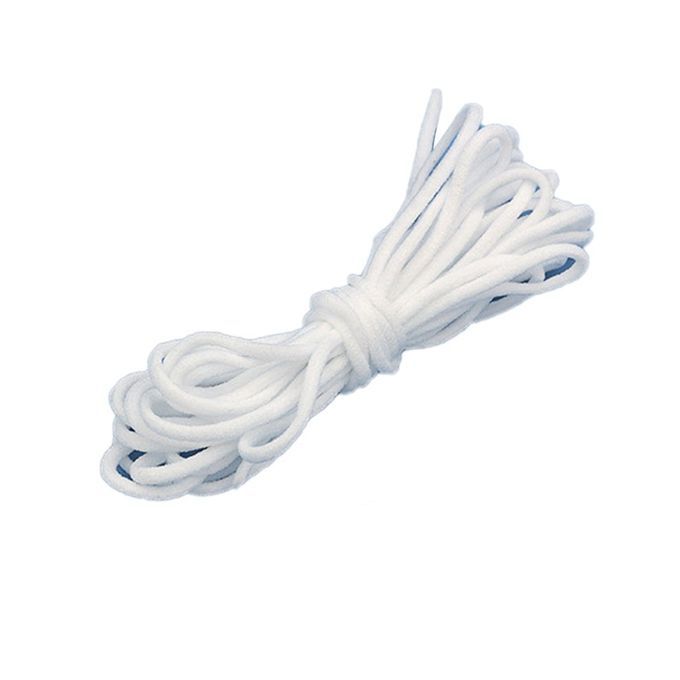 1 P S 3mm Round Elasti  Band Elasti  Rope Oil  Ore With Strap Elasti  Strap   Shoes And Hat Rope  Ir Le  Enter-white-100m