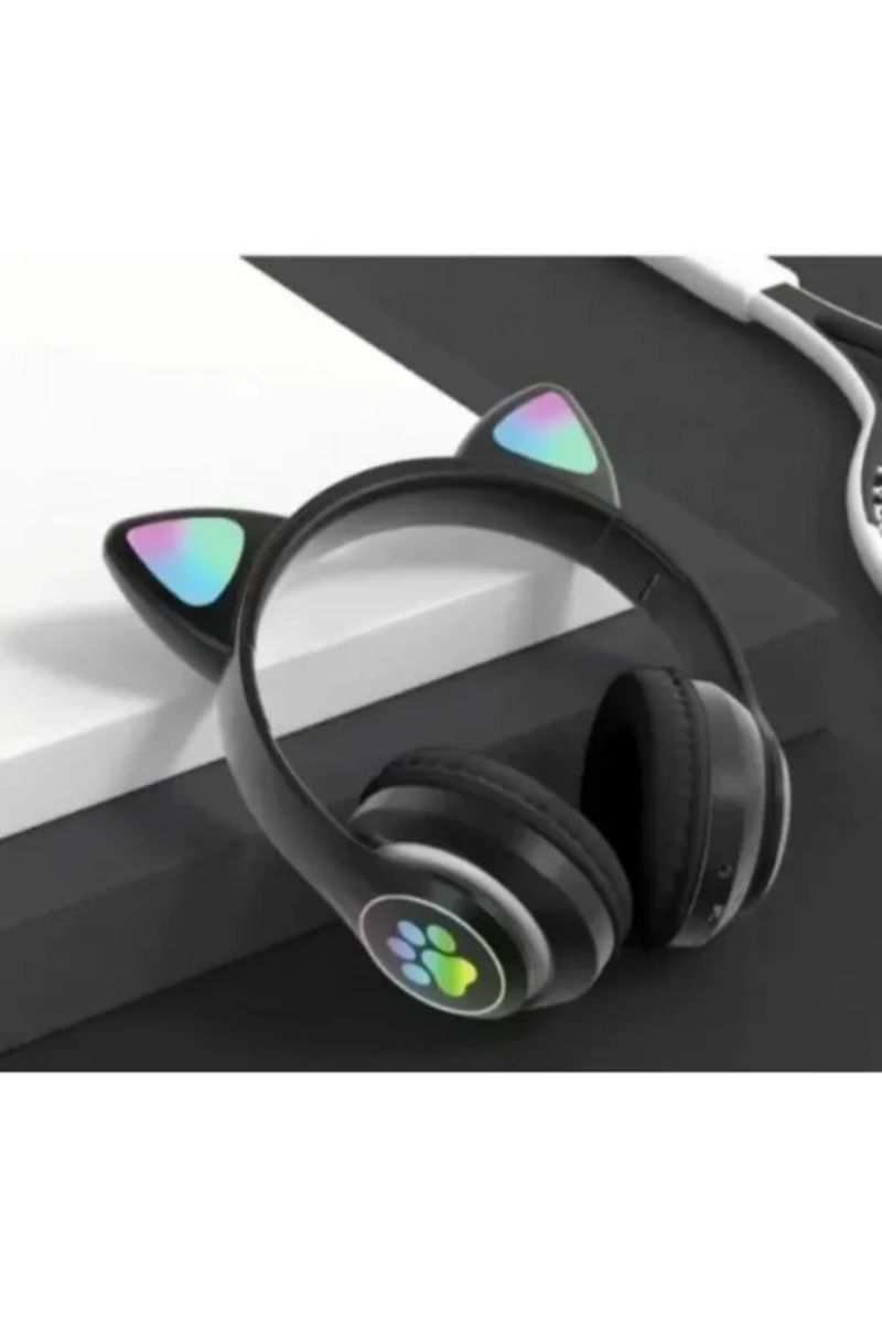 Powerful 5.0 Stereo High Bass Cat Ear Wireless Headphones