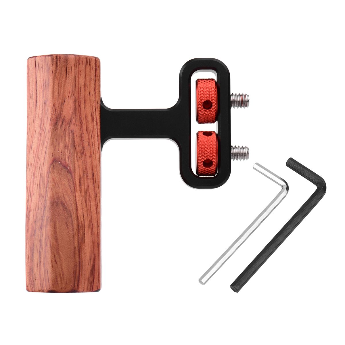 Universal Camera Cage Wooden Handle Side Hand Grip With 1/4
