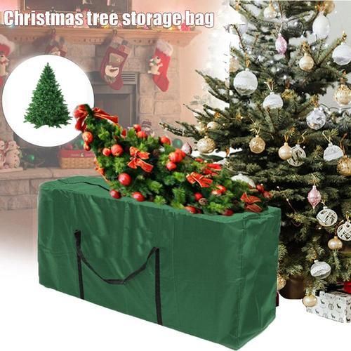Christmas Tree Storage Bag Extra Large Waterproof Dustproof Cover Protect Quilt Clothes Furniture Cushion Zipped Storage Bags