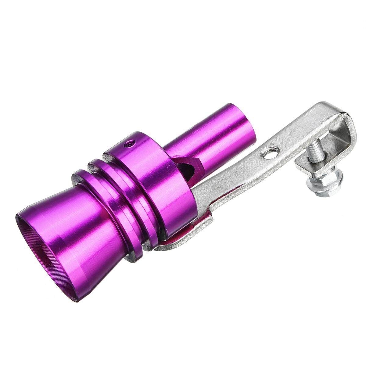 XL Turbo Sound Exhaust Muffler Simulator Pipe Blow-Off Valve Tailpipe Purple XL
