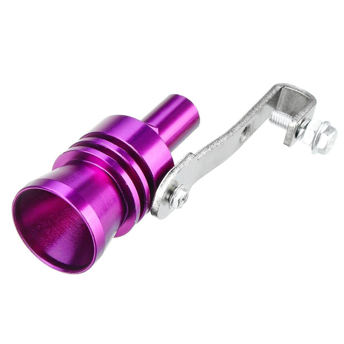 XL Turbo Sound Exhaust Muffler Simulator Pipe Blow-Off Valve Tailpipe Purple XL