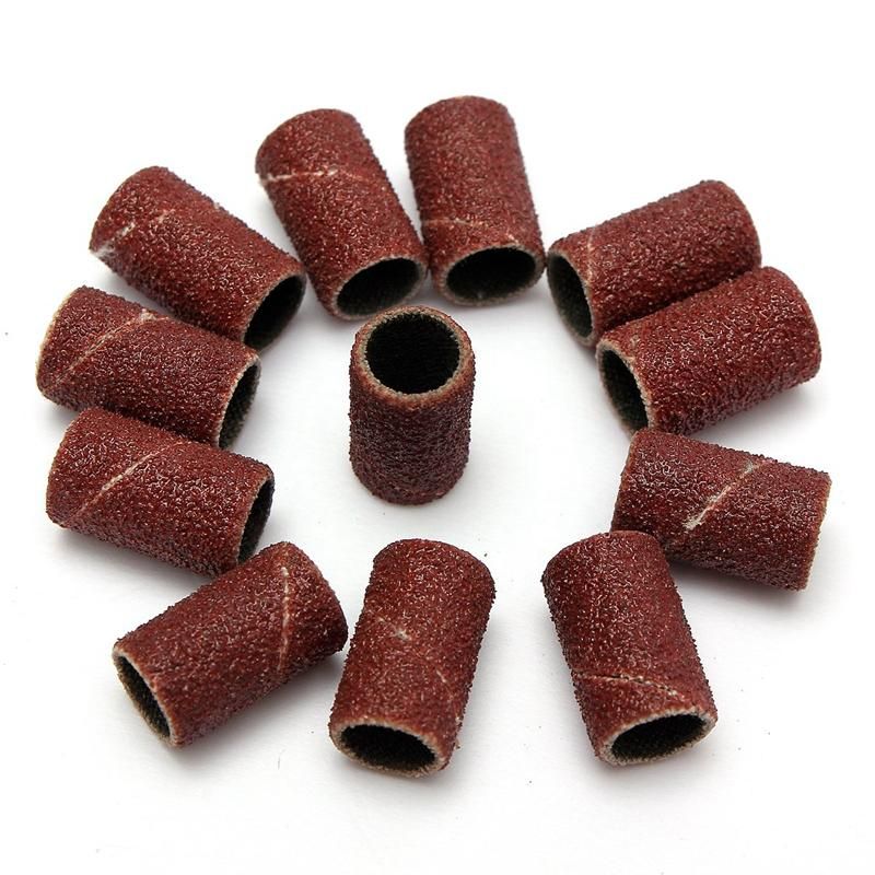 100 PCS Nail Drill Sanding Band Machine Repment Bits Pedicure 80