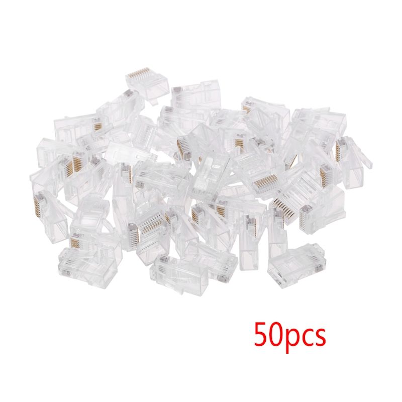 Pcs Pack Stranded 10P10C Network Cable Connector RJ48