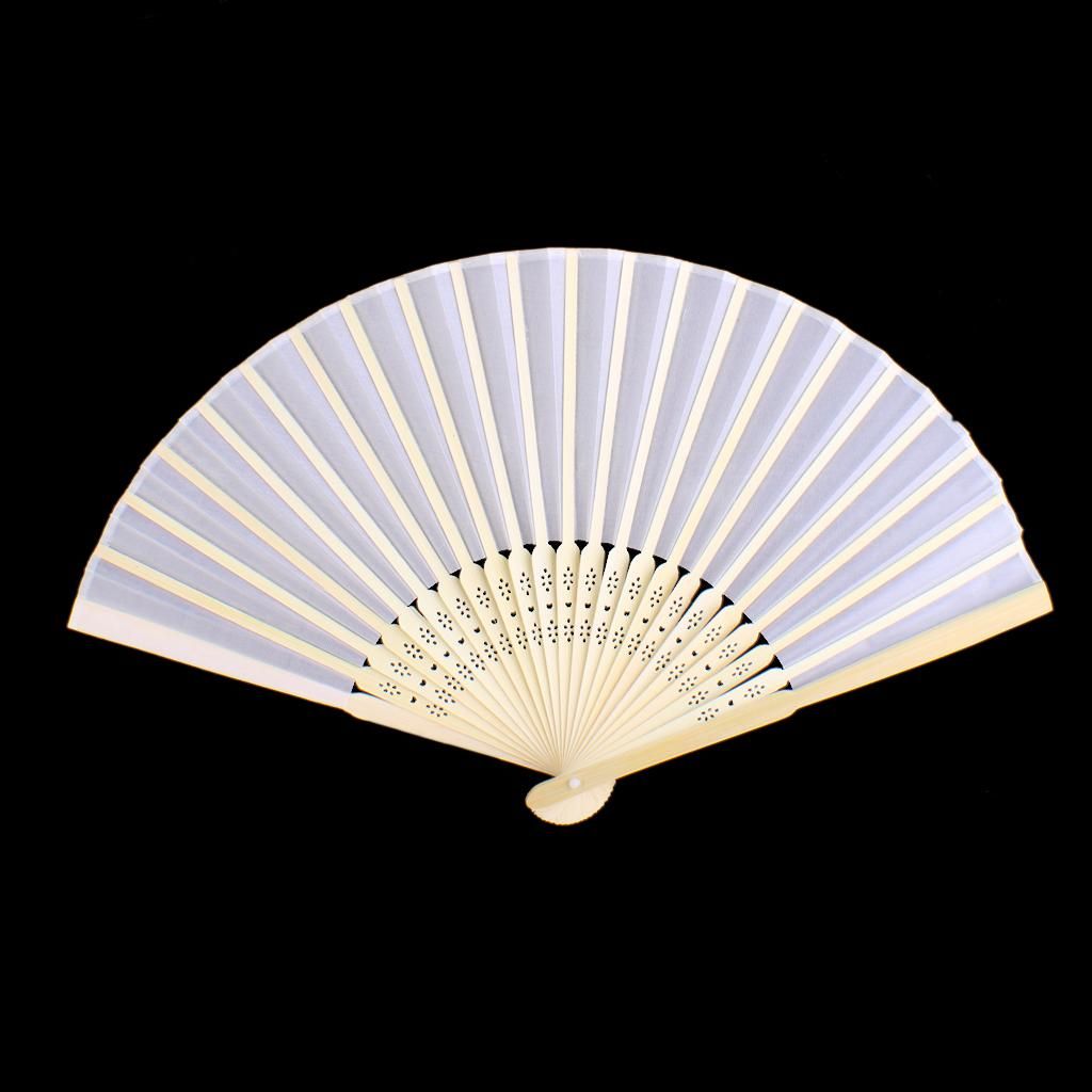 Chinese Folding Bamboo Fan Retro Wedding Party Gift