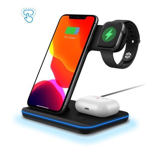 3 In 1 Qi Wireless Charger Charging Dock Station