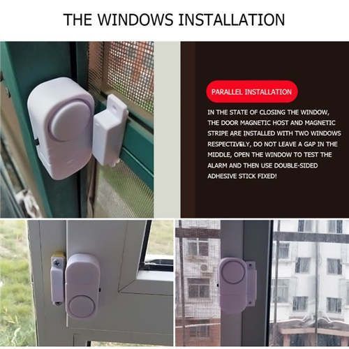 Wireless Door And Window Sensor Burglar Alarm System