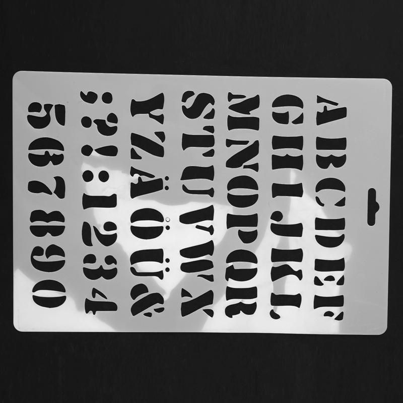 Lettering Stencils and Number Stencil Painting Alphabet and Number Stencils1