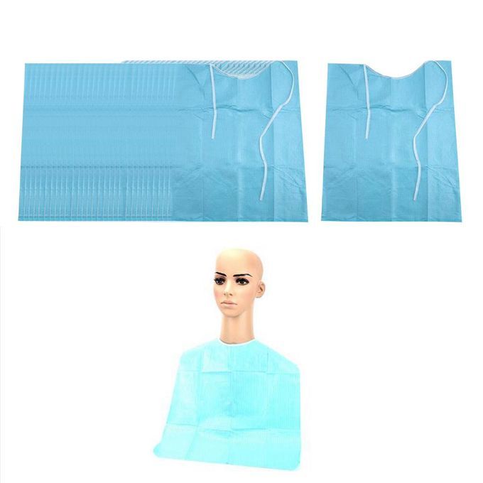 Set Of 30 Disposable Dental Bibs Paper Sputa Pad Consumables Dental