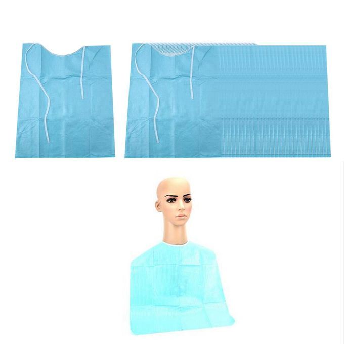 Set Of 30 Disposable Dental Bibs Paper Sputa Pad Consumables Dental
