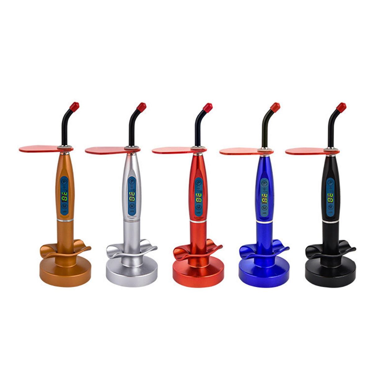 LED Curing Light 1200-2000MW/cm2 USB  W/  Head Blue