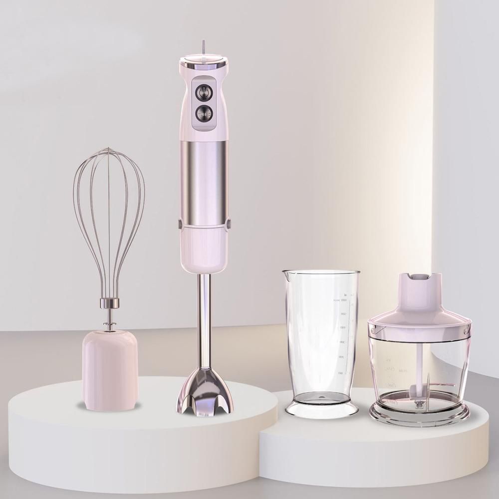 Multifunctional hand-held cooking stick baby food supplement machine household small electric mixer meat grinder cooking machine 5 in 1 (US Plug)