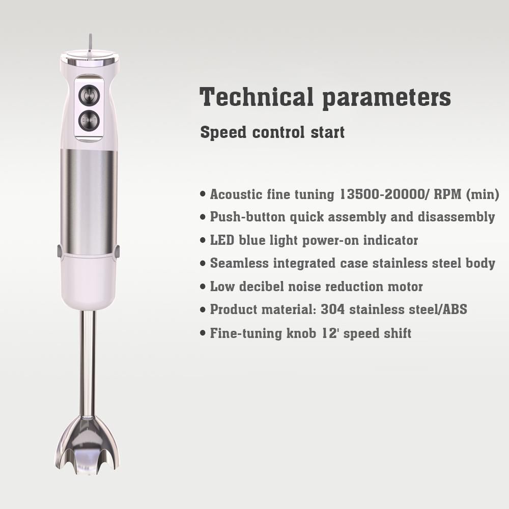 Multifunctional hand-held cooking stick baby food supplement machine household small electric mixer meat grinder cooking machine 5 in 1 (US Plug)