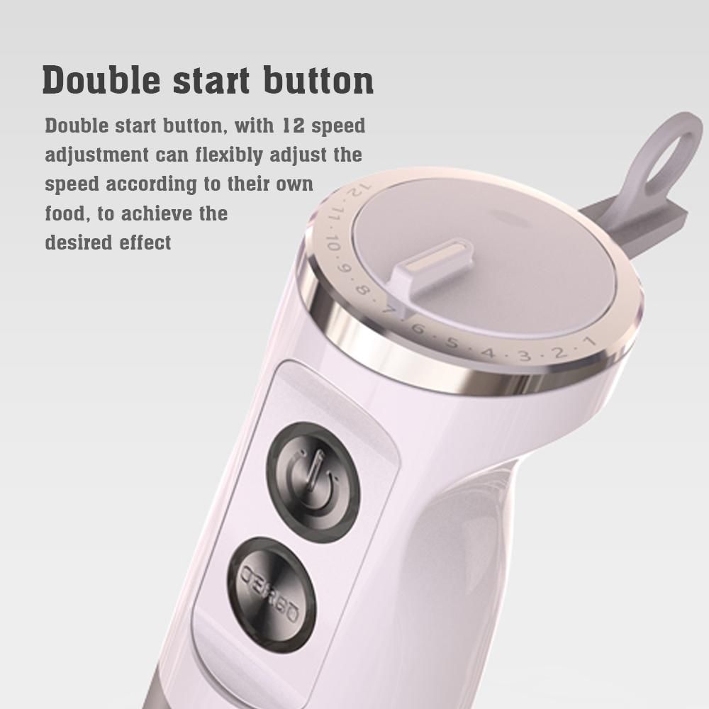 Multifunctional hand-held cooking stick baby food supplement machine household small electric mixer meat grinder cooking machine 5 in 1 (US Plug)