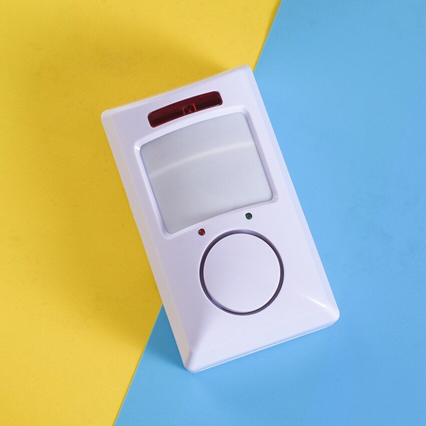 Wireless Home Security Alarm, 1 Battery-operated Receiver And 2 Controllers Motion Sensor Detector Infrared Alert System