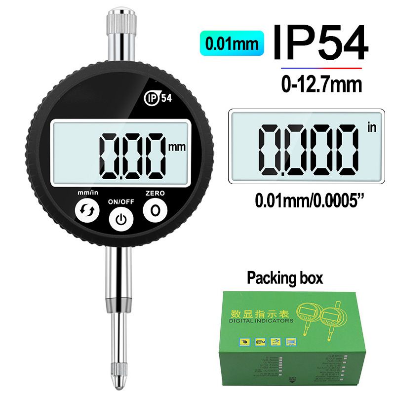 IP54 Waterproof Digital Indicator 0-12.7mm 0.001mm 0.00005 