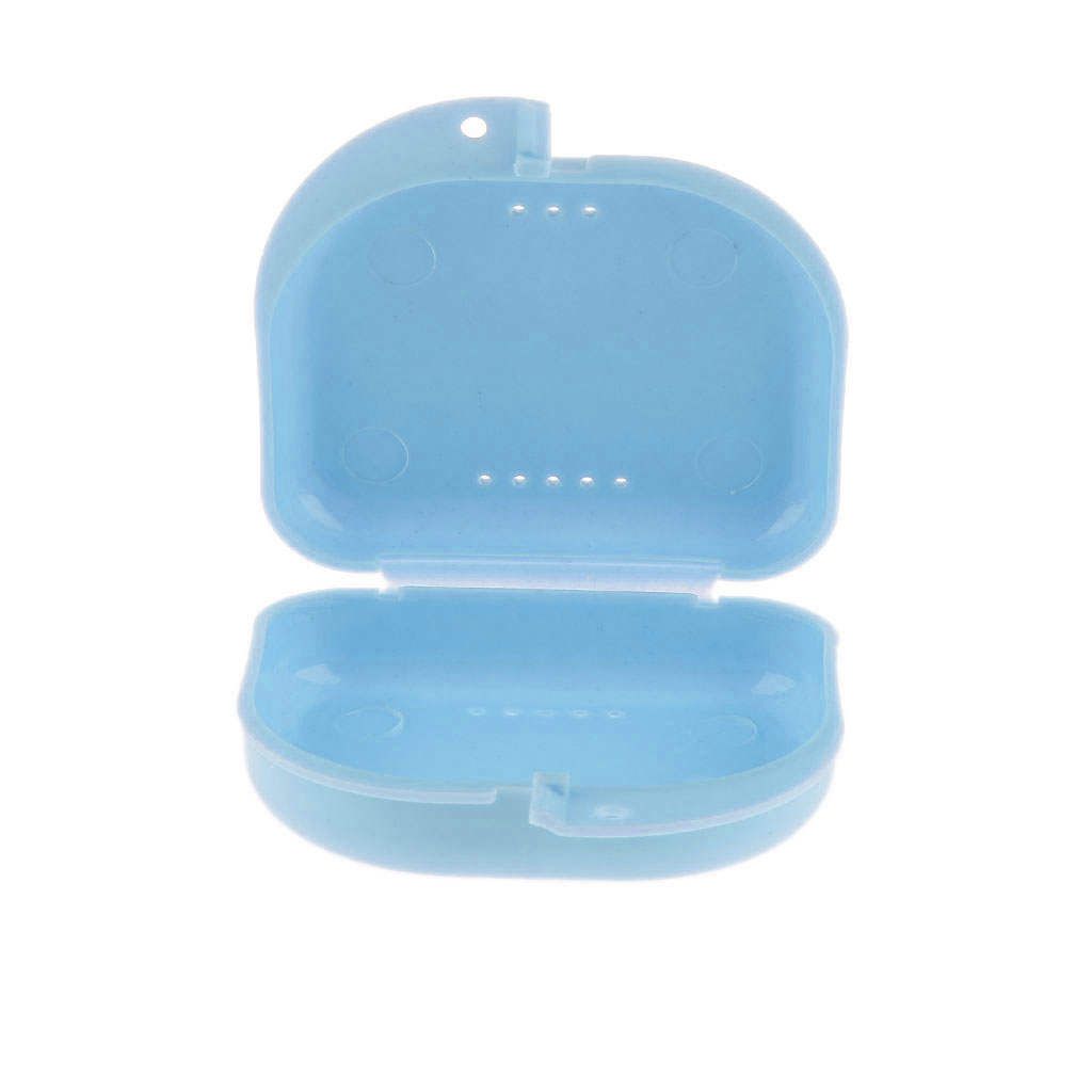2 Pcs  Retainer Case  Mouthguard Brace  Storage