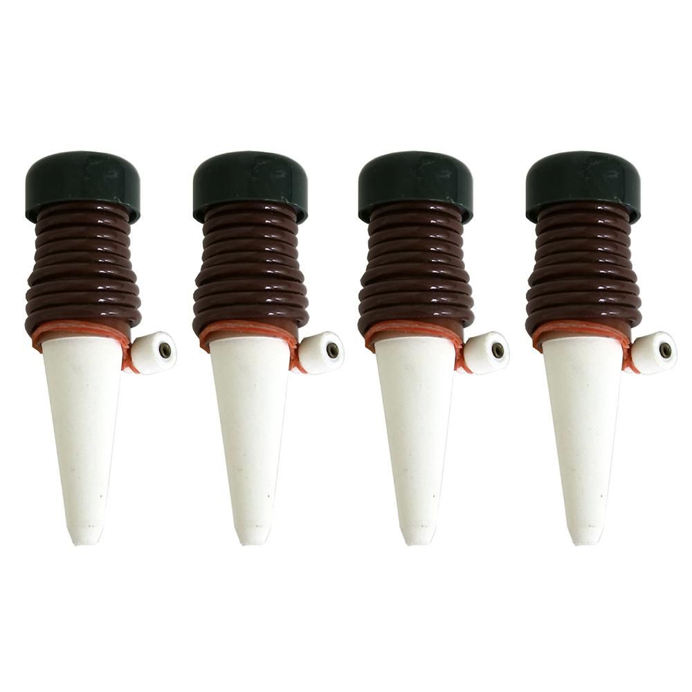 4pcs Plant Self Watering Spikes, Garden Plant Watering Devices, Automatic Irrigation Stakes Vacation Plant Waterer for Indoor and Outdoor Potted Plants Flower Vegetables