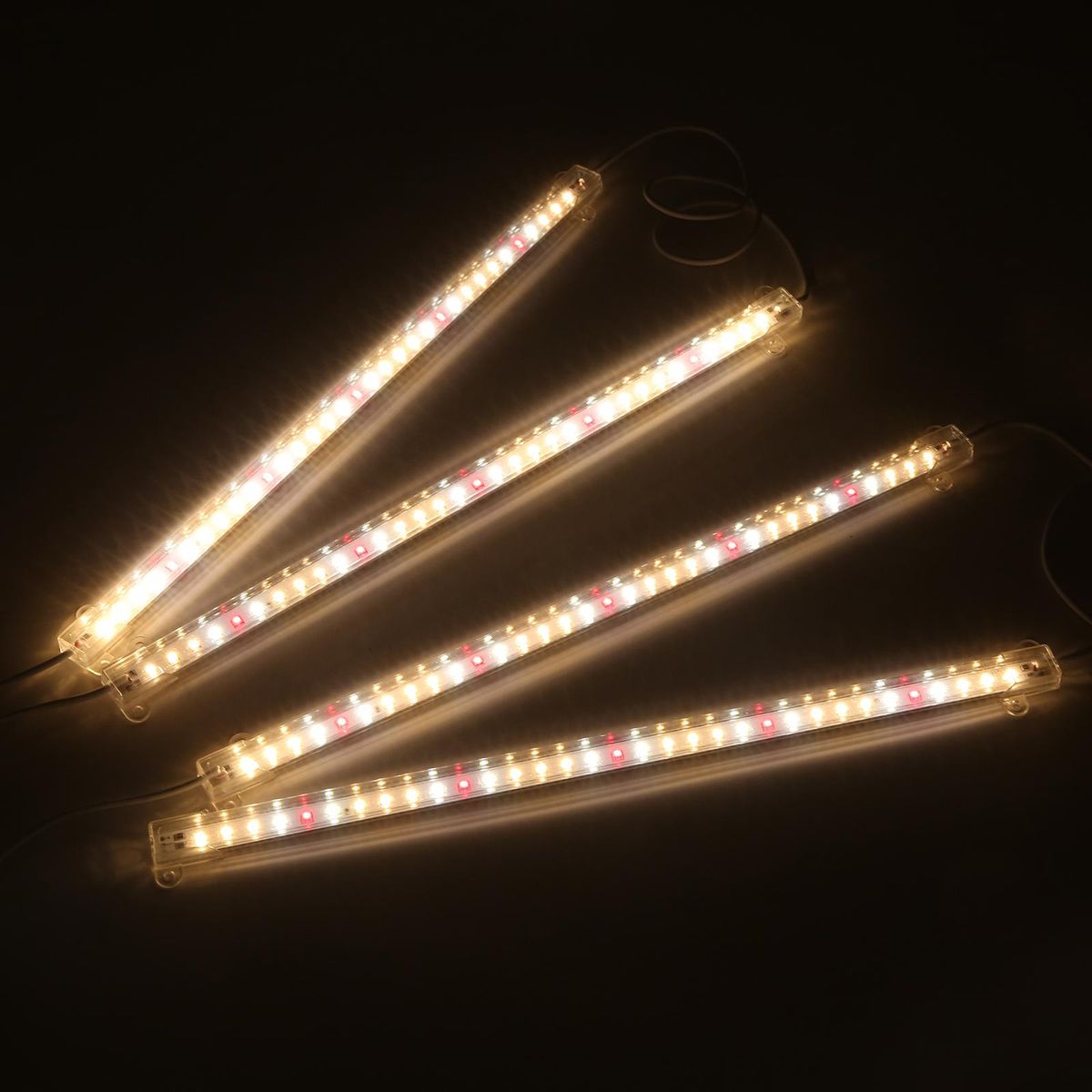 132LEDs Plant Grow Light Strips Full Spectrum Plant Growth Lights Plant Growing Hard Lamp Strips 10 Dimmable Levels 3/9/12H Timer for Indoor Potted Plants Greenhouse Plants