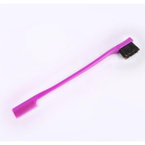 Double Sided Edge Control Hair Brush And Comb