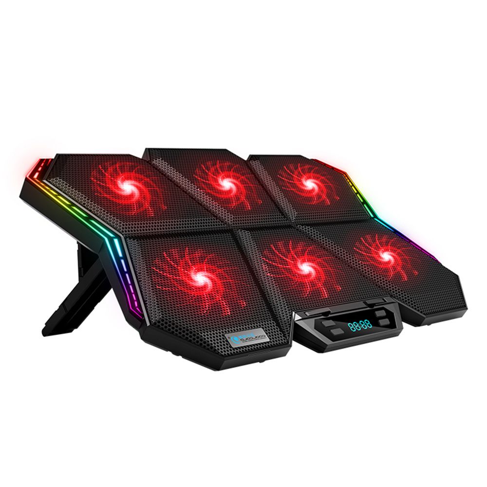 COOLCOLD K40 RGB Laptop Cooler 6-fan Cooling Stand Mute