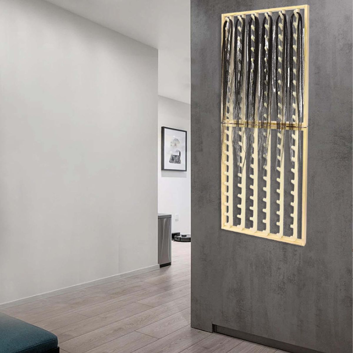 Wooden Braiding Hair Rack Hair Holder For Hair Salon