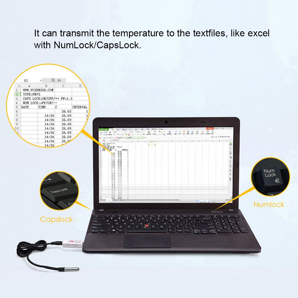 USB Temperature Sensor Data Logger