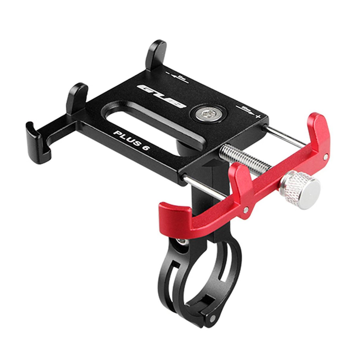 GUB Bicycle Phone Holder 360 Degree Rotating Length Adjustable Aluminum Bike Handlebar Mount Cycling Clip-on Phone Clamp Holder