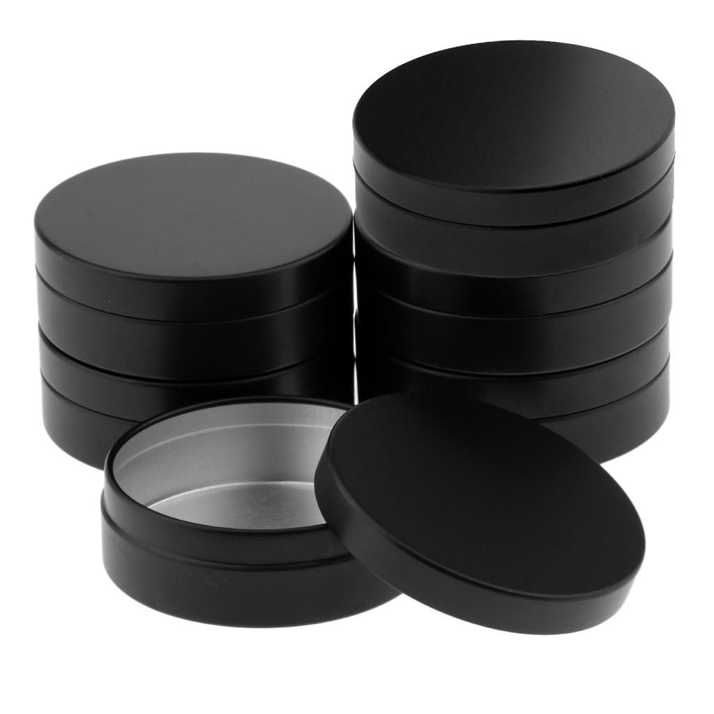 3X 6Pcs 100ml Aluminium Empty Cosmetic Pot Jar Travel Tin