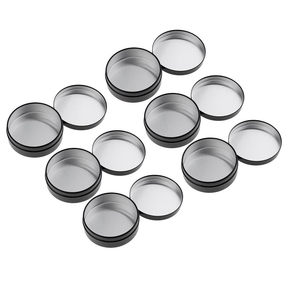 3X 6Pcs 100ml Aluminium Empty Cosmetic Pot Jar Travel Tin