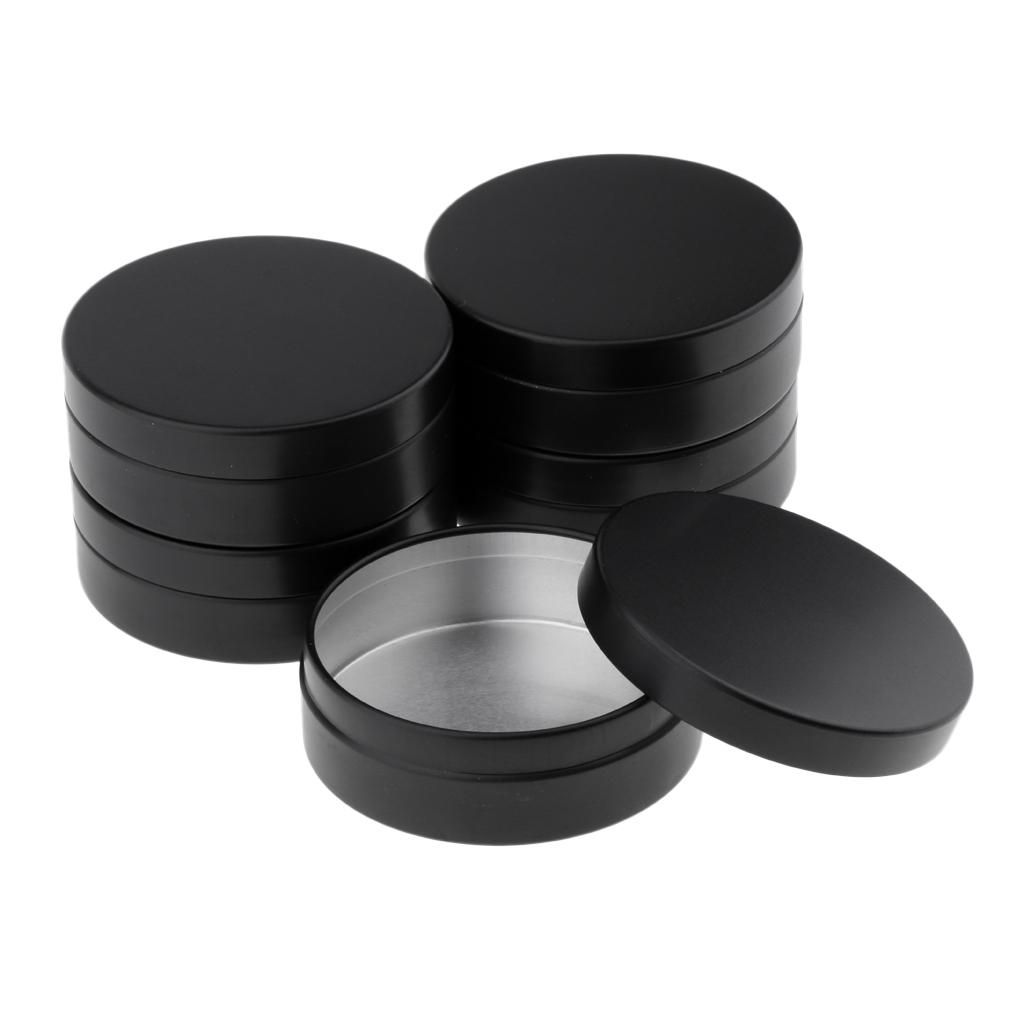 3X 6Pcs 100ml Aluminium Empty Cosmetic Pot Jar Travel Tin