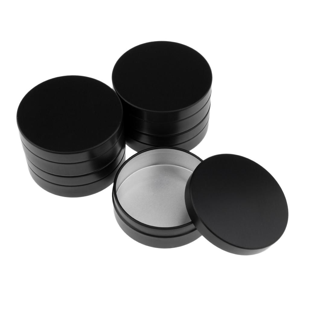 3X 6Pcs 100ml Aluminium Empty Cosmetic Pot Jar Travel Tin
