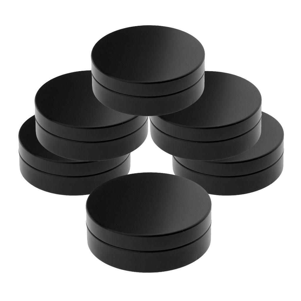 3X 6Pcs 100ml Aluminium Empty Cosmetic Pot Jar Travel Tin