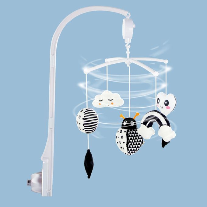 Bed Bell Toy Music Box Baby Crib Rattles Newborn Ladybug