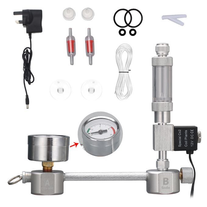 Aquarium DIY CO2-Generator System Kit With Bubble Counter