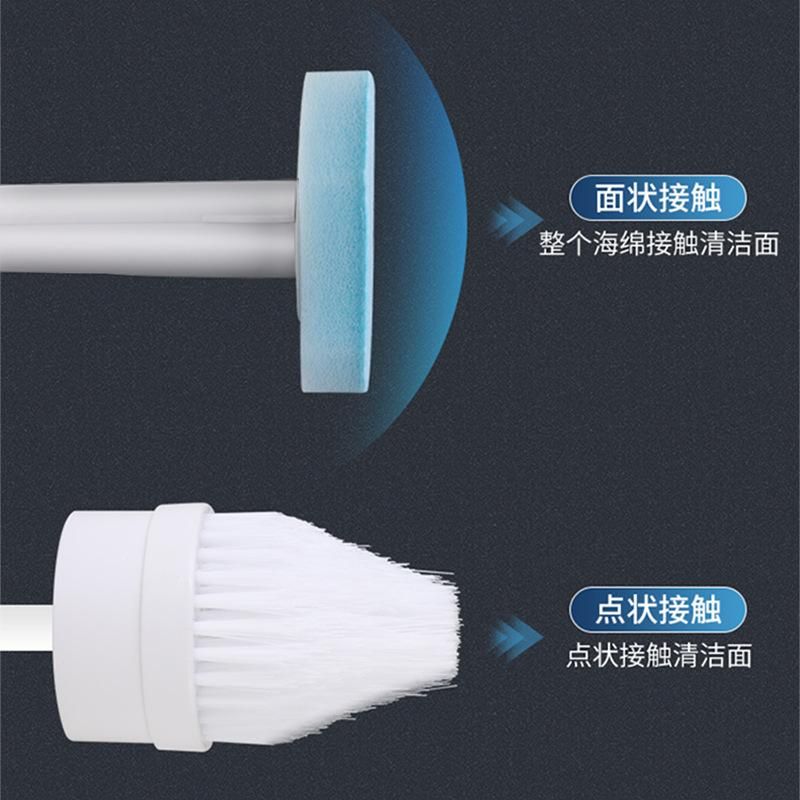 Department Store Wholesale Disposable Toilet Brush Household Toilet Cleaning Brush Long Handle No Dead Angle Wall Hanging Artifact Ocean fragrance brush heads 1 pack of 8