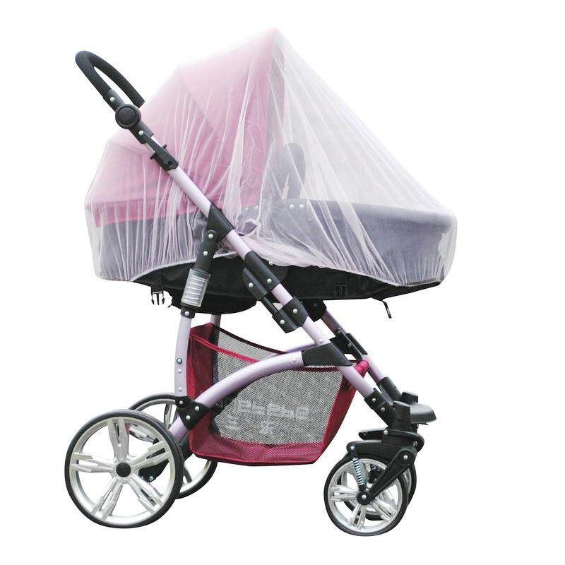 Infants Baby Stroller Pushchair Mosquito Insect Net Safe Mesh Buggy Crib Netting Cart Mosquito Net Pushchair Full Cover Netting Full Cover Mosquito Net White Encryption 150cm