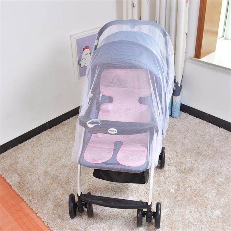 Infants Baby Stroller Pushchair Mosquito Insect Net Safe Mesh Buggy Crib Netting Cart Mosquito Net Pushchair Full Cover Netting Full Cover Mosquito Net White Encryption 150cm