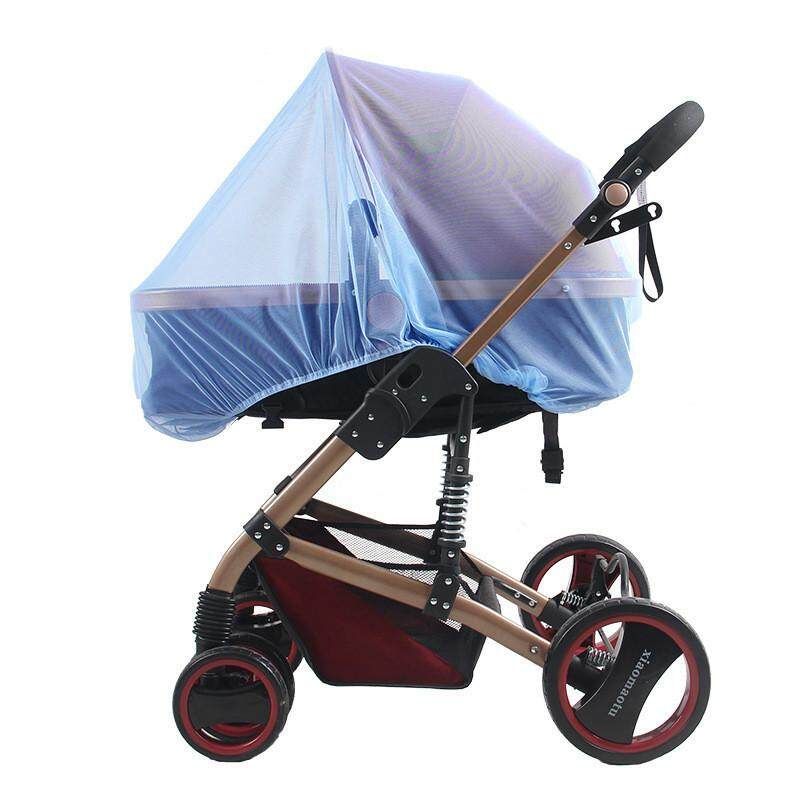 Infants Baby Stroller Pushchair Mosquito Insect Net Safe Mesh Buggy Crib Netting Cart Mosquito Net Pushchair Full Cover Netting Full Cover Mosquito Net Blue Encryption 150cm