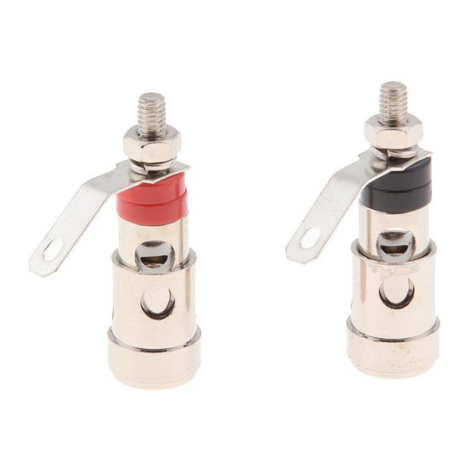 2x Amplifier Terminal Connector Binding Post Banana Plug Socket