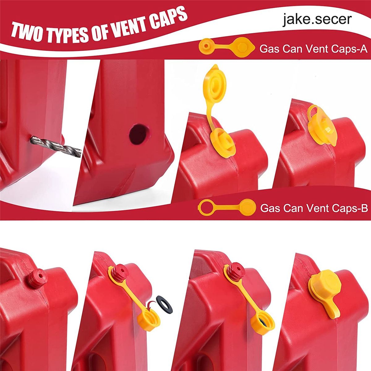 33Pcs Gasoline Can Nozzle Replacement, Gasoline Spouts