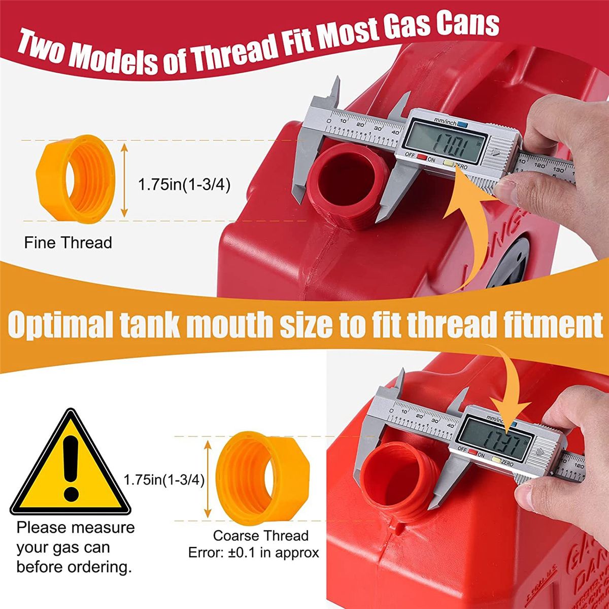33Pcs Gasoline Can Nozzle Replacement, Gasoline Spouts